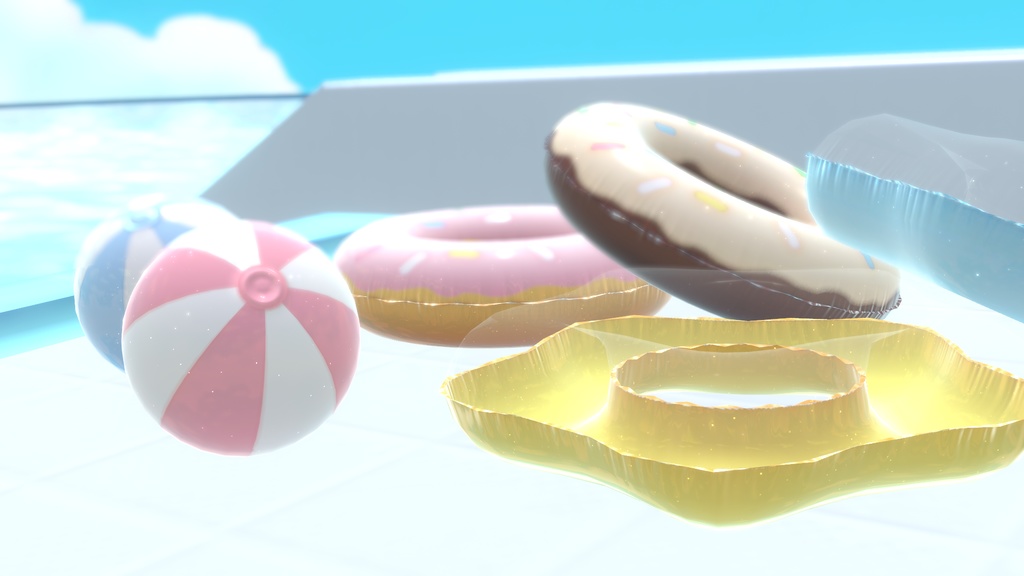 Stylized Pool Set プールセット