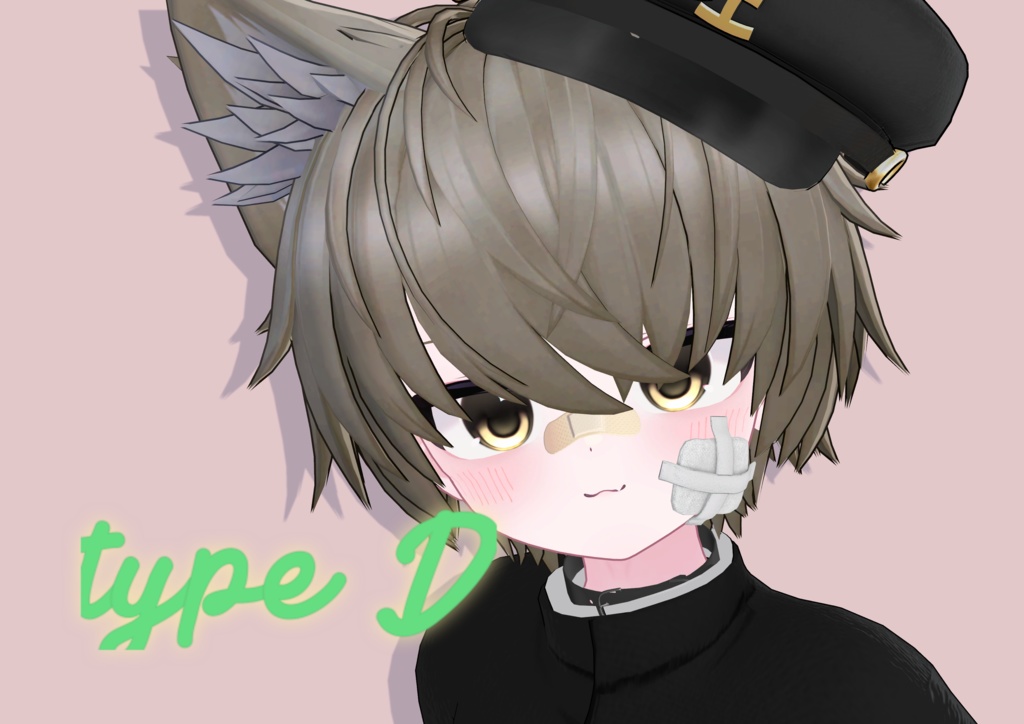 少年頬メイク (chocolat対応)