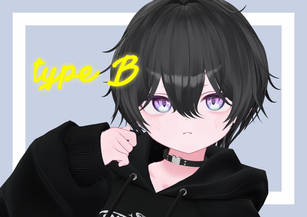 少年頬メイク (chocolat対応)