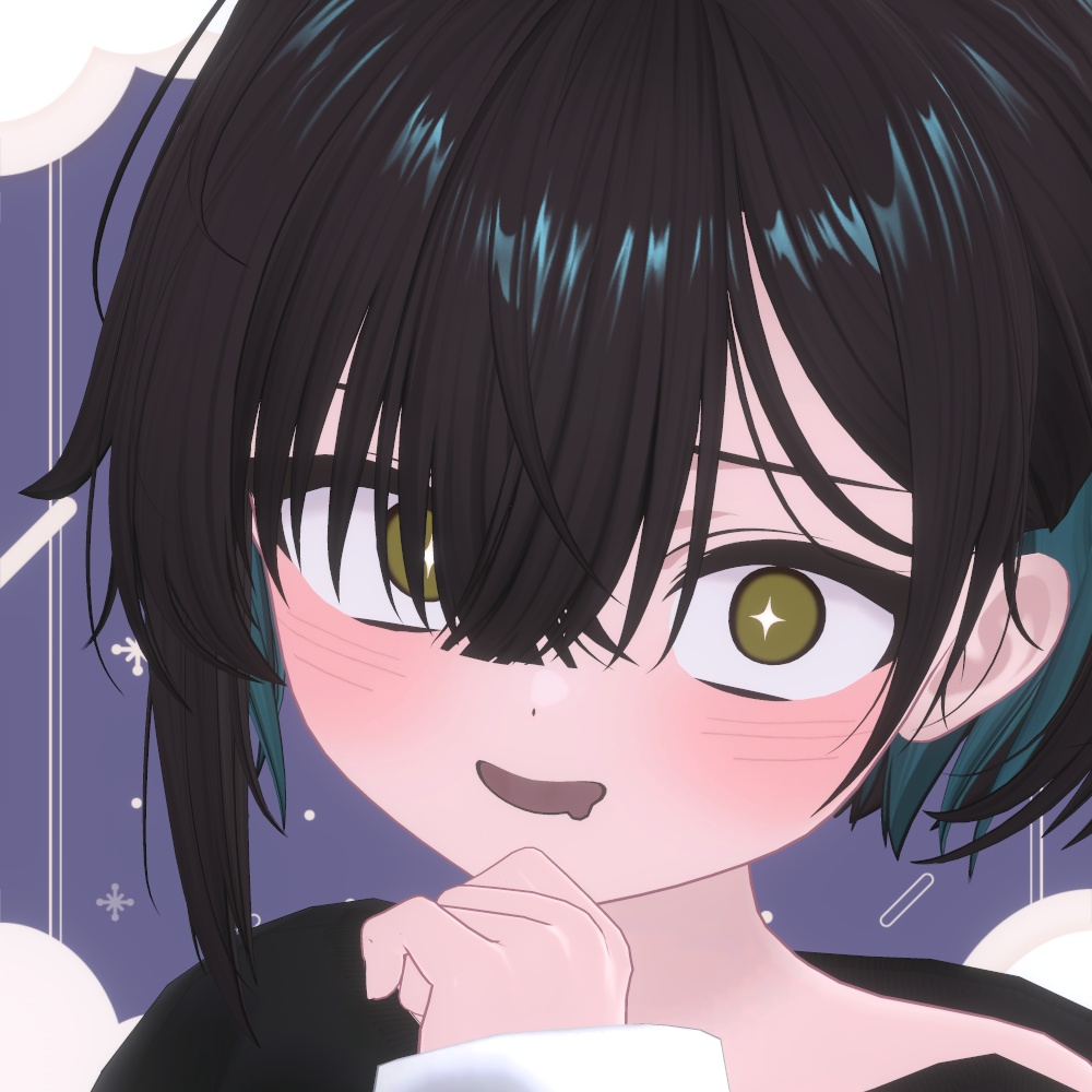 元気な表情セット7個【ショコラ専用Face Animation】