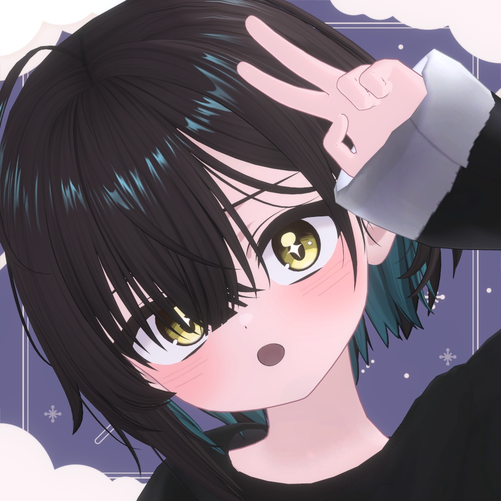 元気な表情セット7個【ショコラ専用Face Animation】