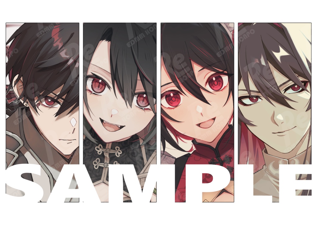 【COMITIA150】黒髪赤目
