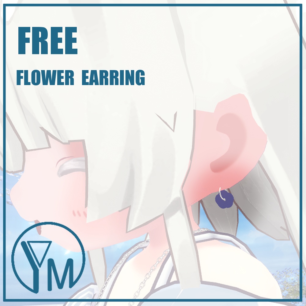 〔FREE〕Simple FLOWER EARRING
