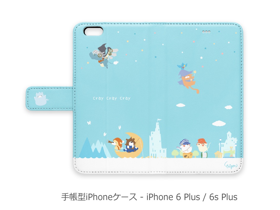 【クレイノセカイ】 iPhone手帳型ケース