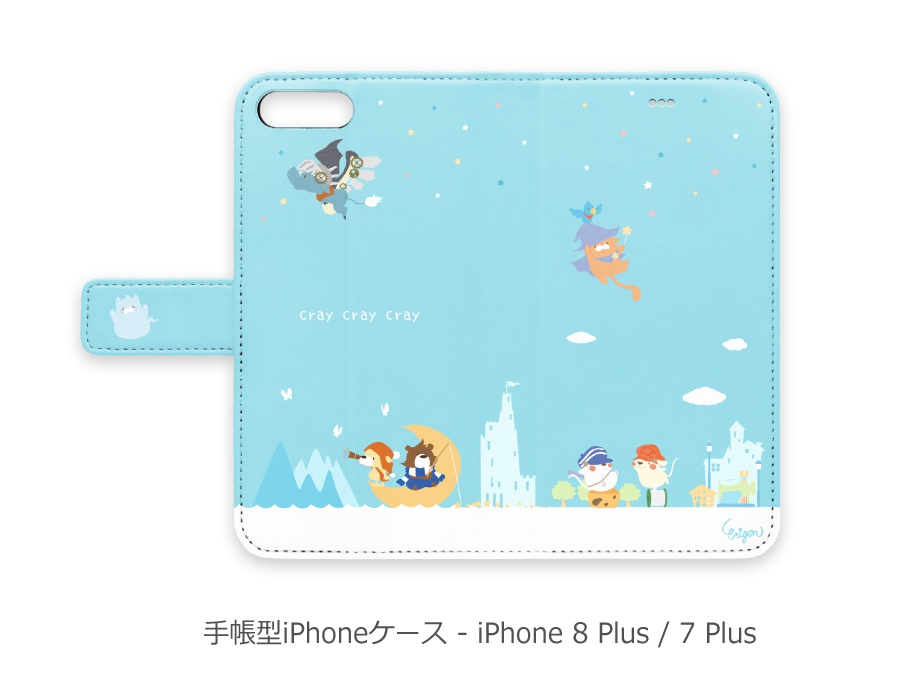 【クレイノセカイ】 iPhone手帳型ケース