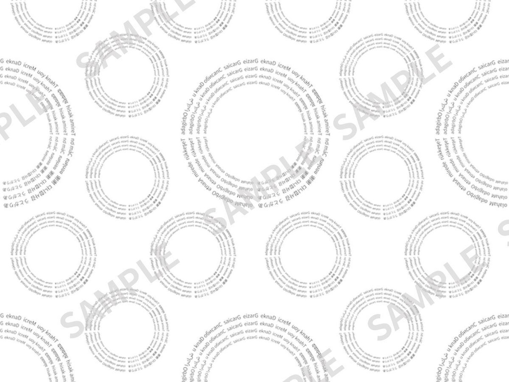 「ありがとう」の輪素材 2枚セット