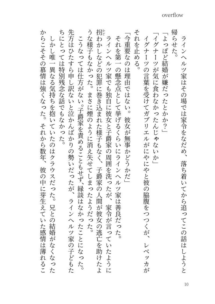 【血界クラウス夢本】「oveflow」(クリックポスト)