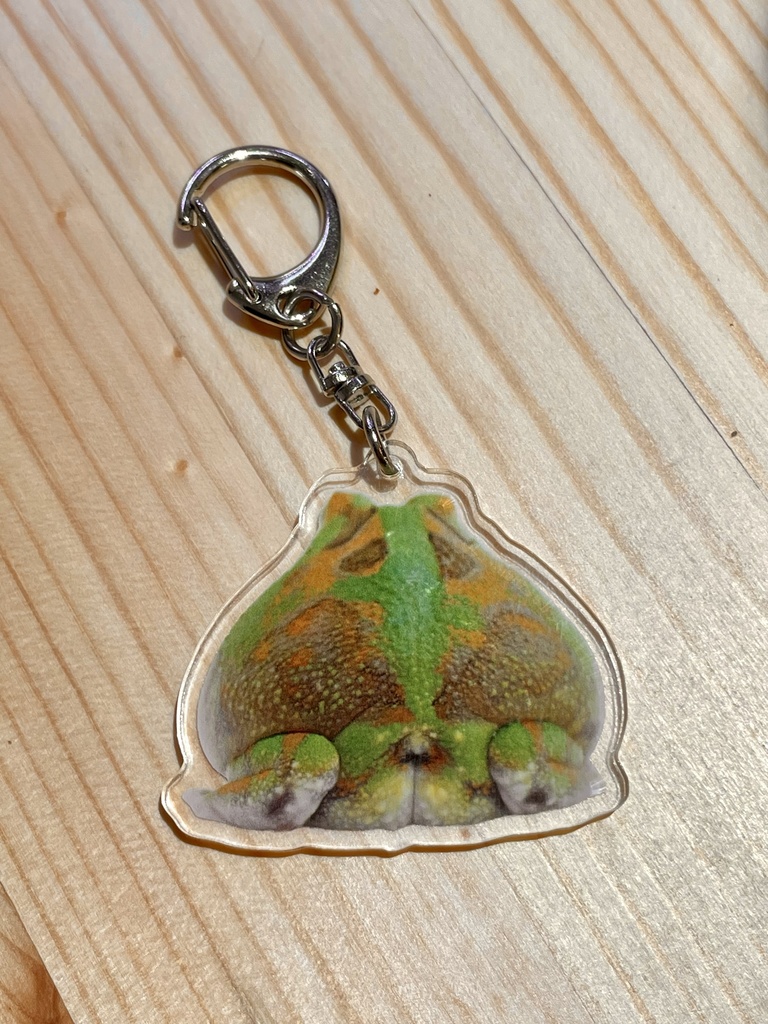 チャコガエルのプリケツ アクリルキーホルダー