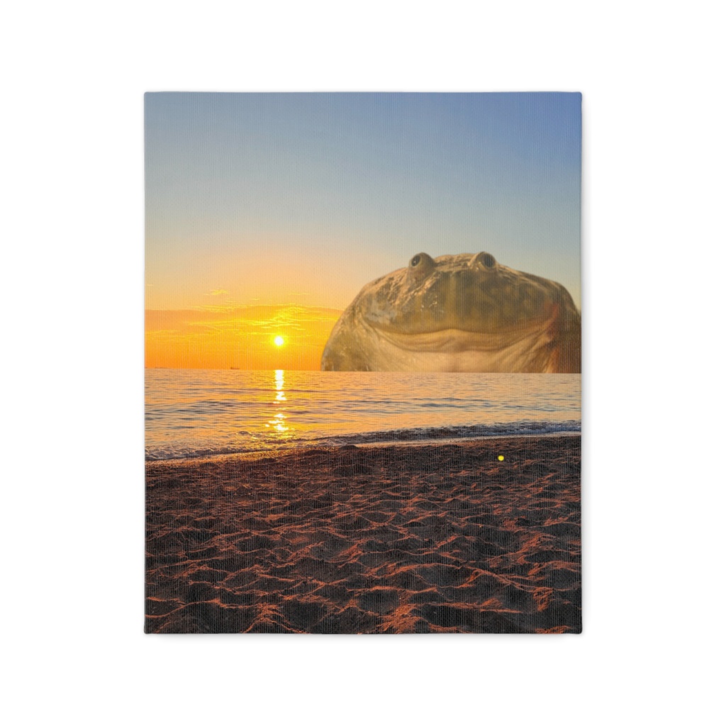 でっかいカエル キャンバス