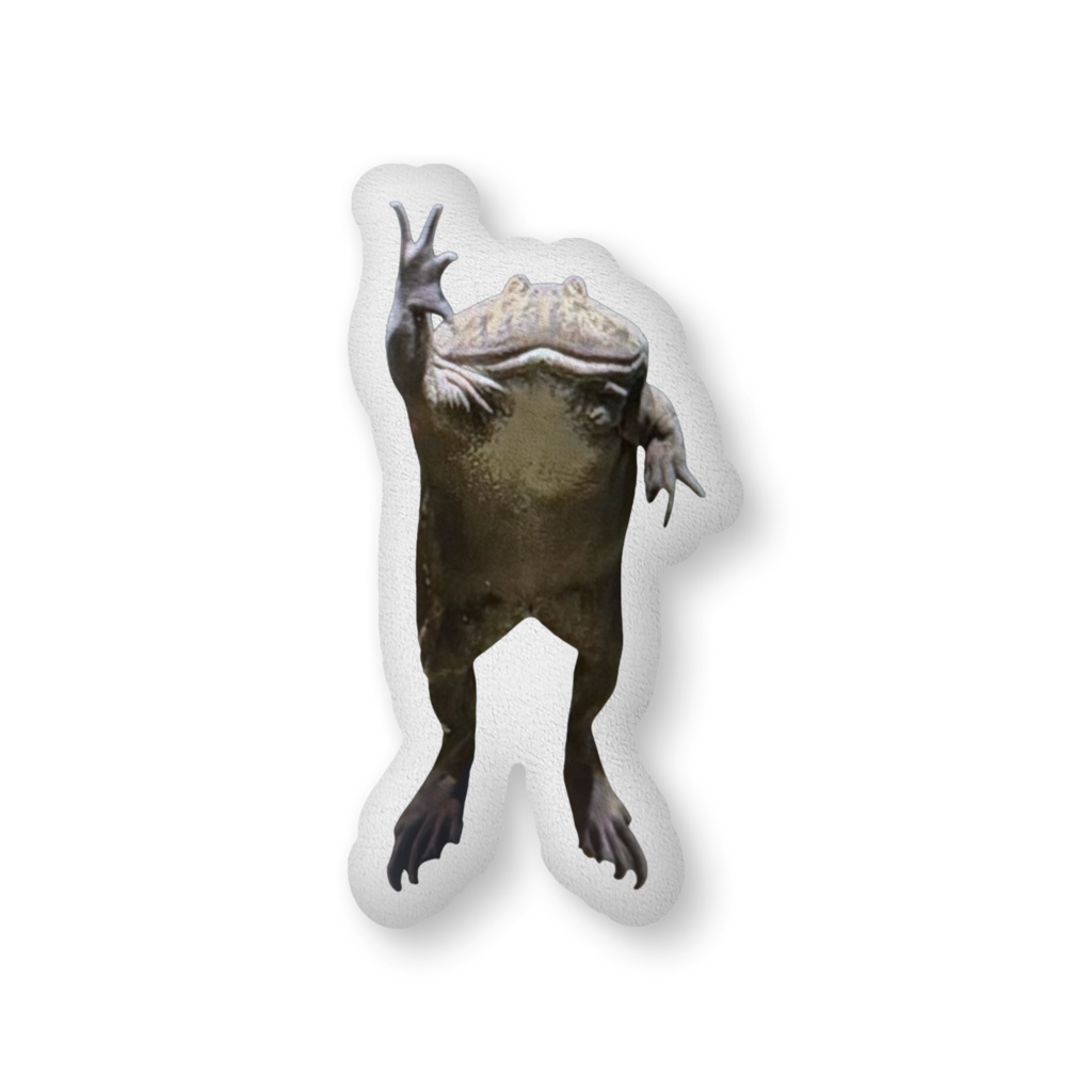 でっかいカエル ふかふかクッション