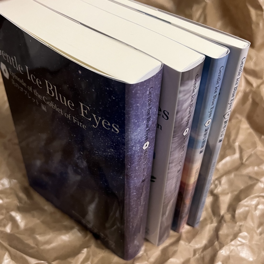 ドラコ落ち原作沿い夢小説 Gentle Ice Blue Eyes④炎のゴブレット編 Web再録(夢主名前固定)