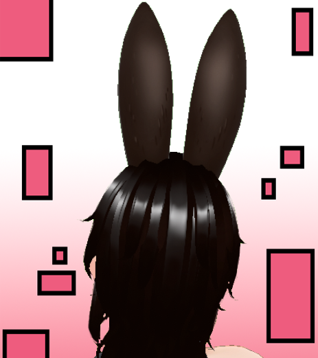 [Vroid] Bunny / Rabbit Texture (OG Dark Brown) - BunnyAssets - BOOTH