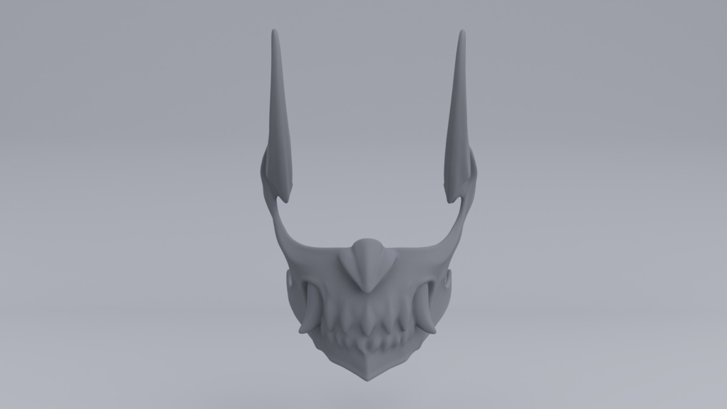 3D Printable Cosplay Mask #2