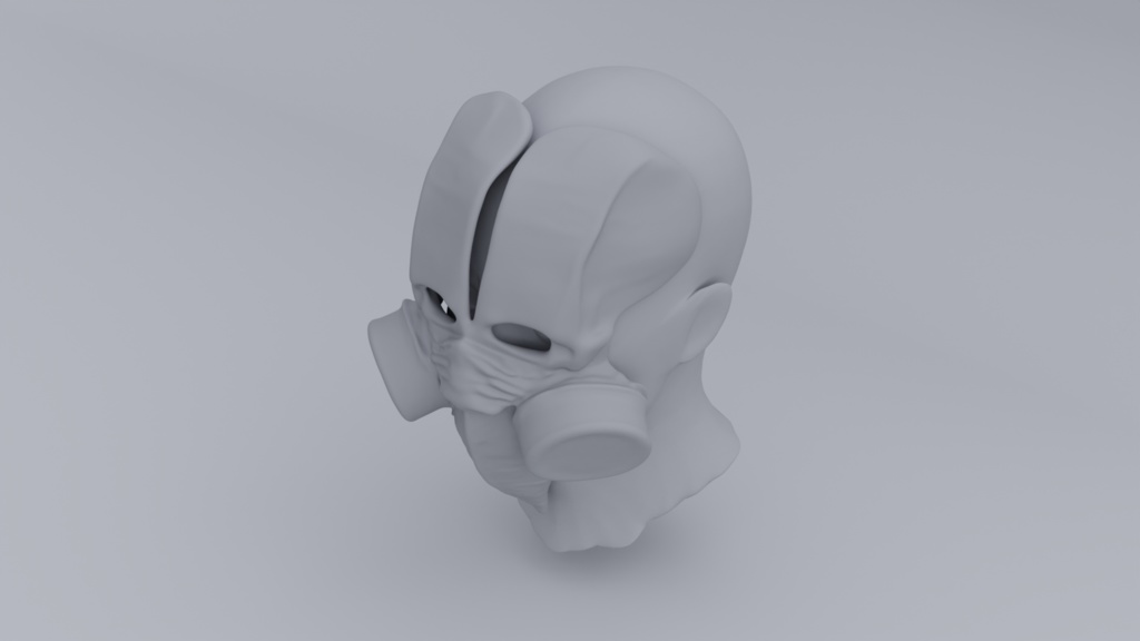 3D Printable Cosplay Steampunk Mask #1