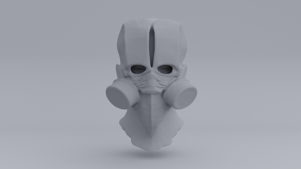 3D Printable Cosplay Steampunk Mask #1