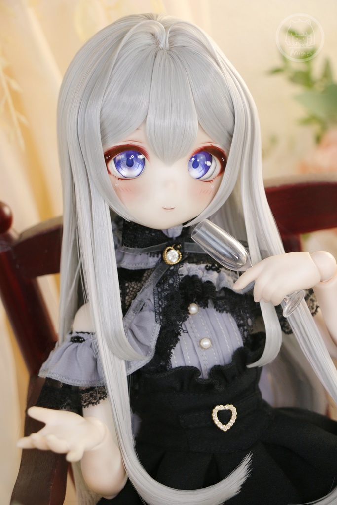 【ウィッグスタイル:Puff】size:8-9inch Megugeのカスタムウィッグ