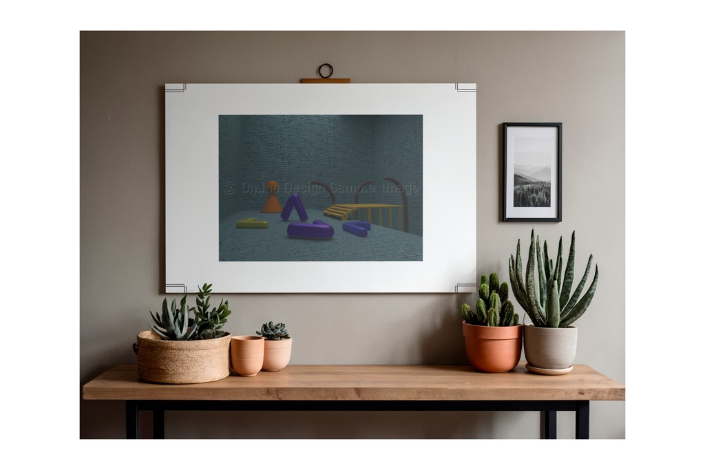 The End of Dreams | 不気味な空間アートプリント print ver