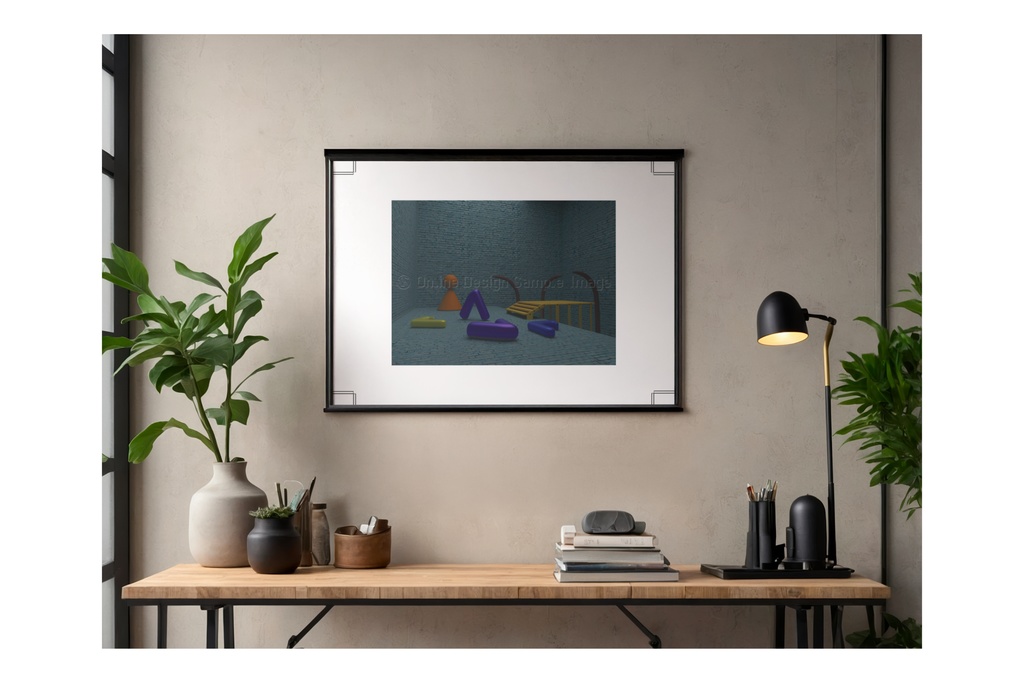 The End of Dreams | 不気味な空間アートプリント print ver