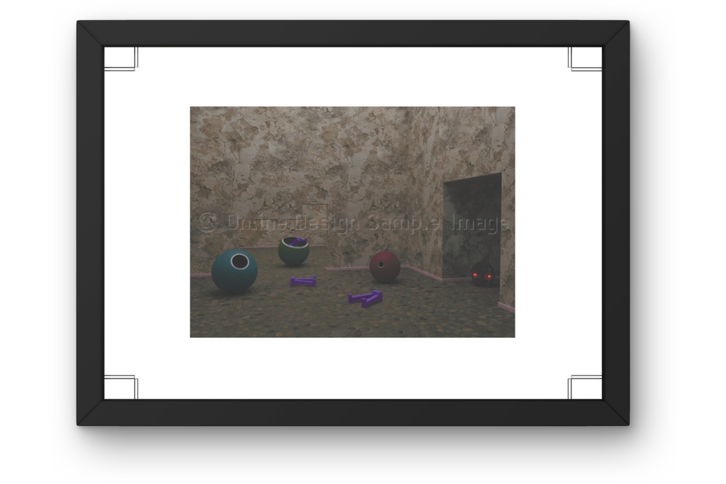 Reversal | 不気味な空間アートプリント