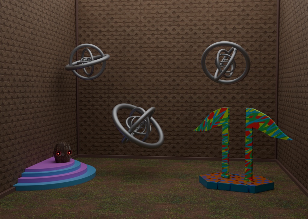 future egg | 不気味な空間アートプリント print ver