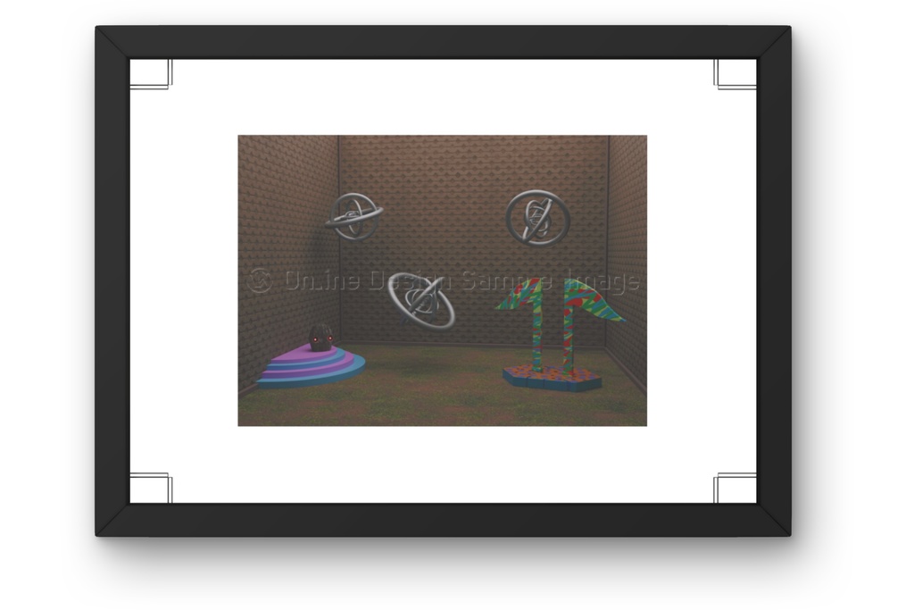 future egg | 不気味な空間アートプリント print ver