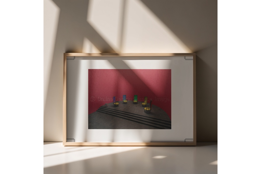 Contractors | 不気味な空間アートプリント print ver