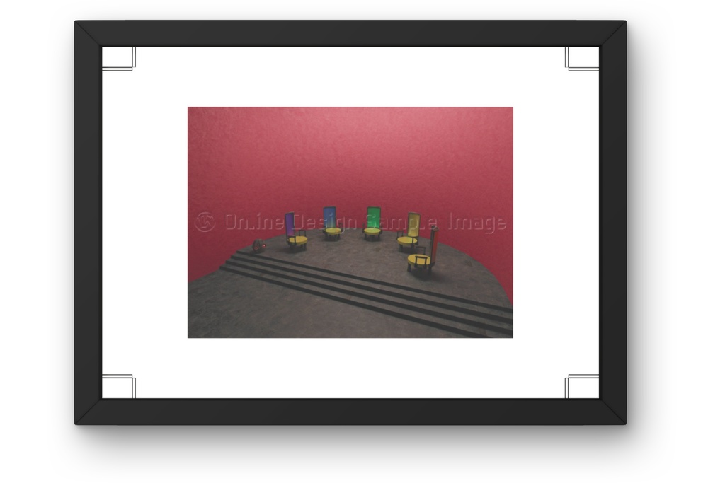 Contractors | 不気味な空間アートプリント print ver