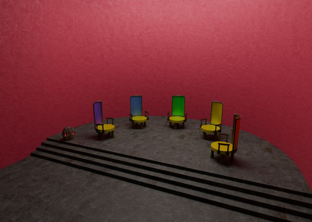 Contractors | 不気味な空間アートプリント print ver