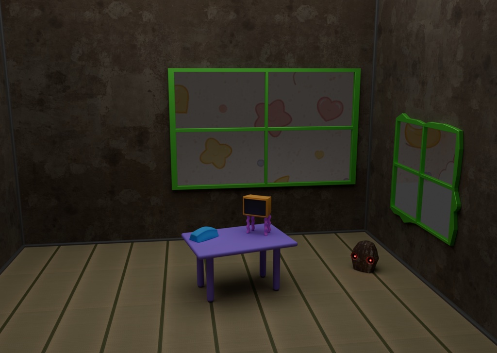 Determination | 不気味な空間アートプリント print ver