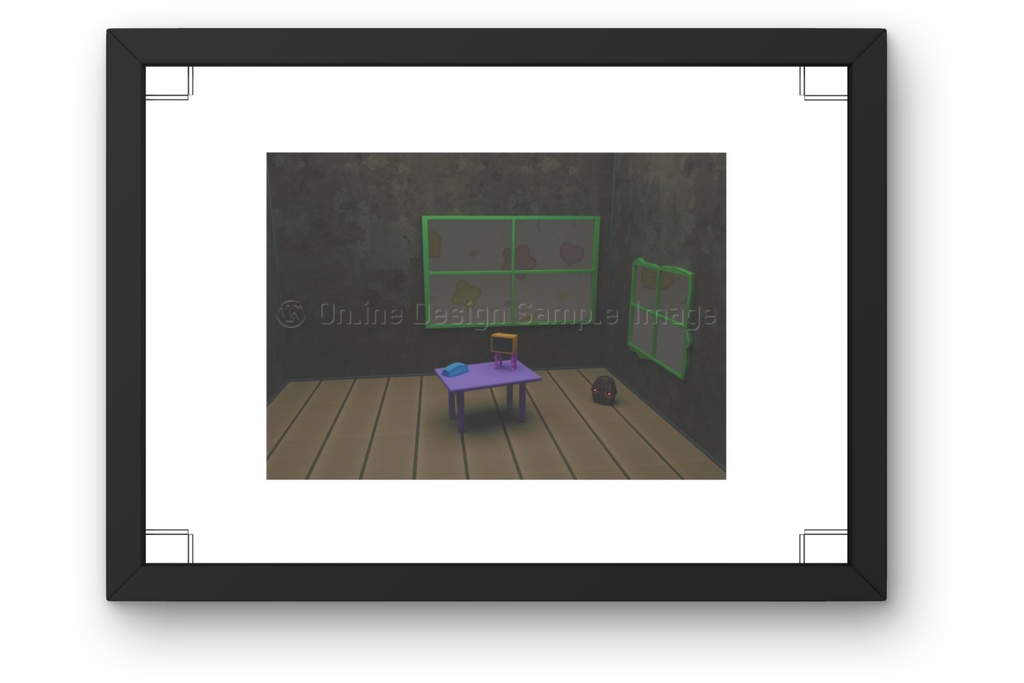 Determination | 不気味な空間アートプリント print ver