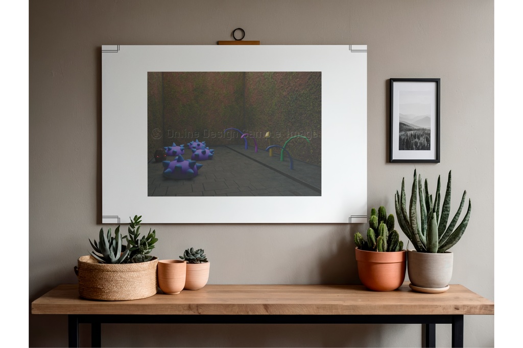 Intimidation | 不気味な空間アートプリント print ver