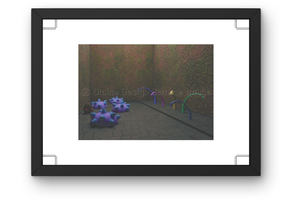 Intimidation | 不気味な空間アートプリント print ver