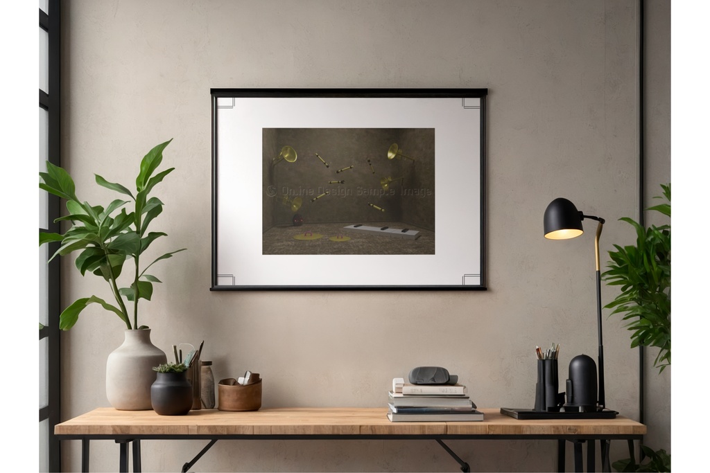 memory of sound | 不気味な空間アートプリント print ver