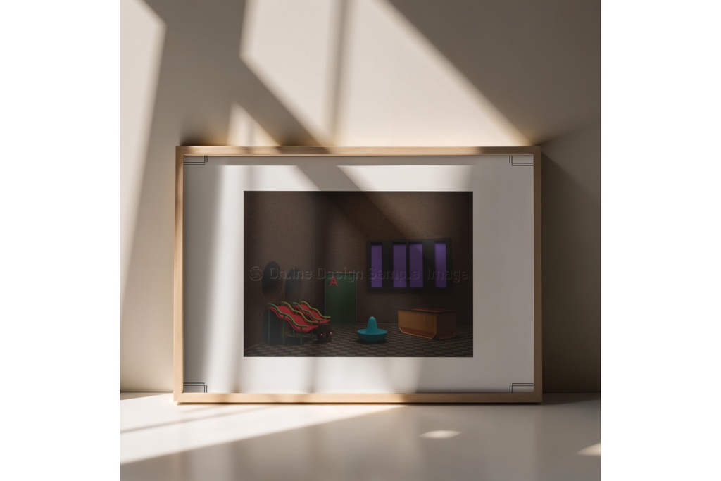 正直者の悲しみ | 不気味な空間アートプリント print ver