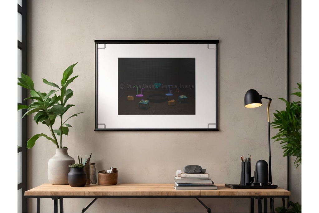 機械的な愛 | 不気味な空間アートプリント print ver