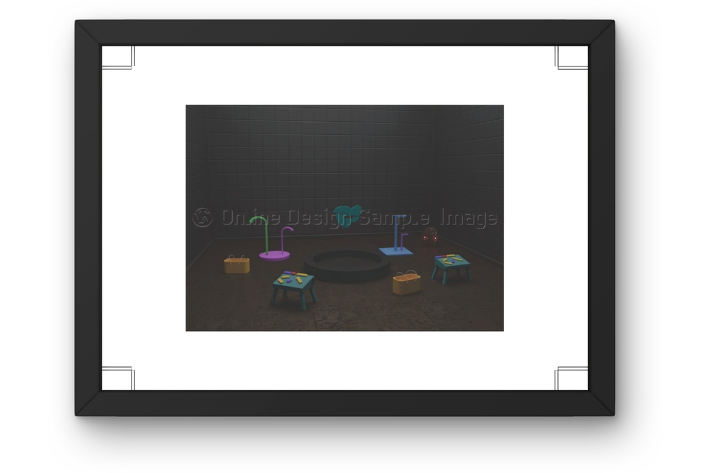 機械的な愛 | 不気味な空間アートプリント print ver