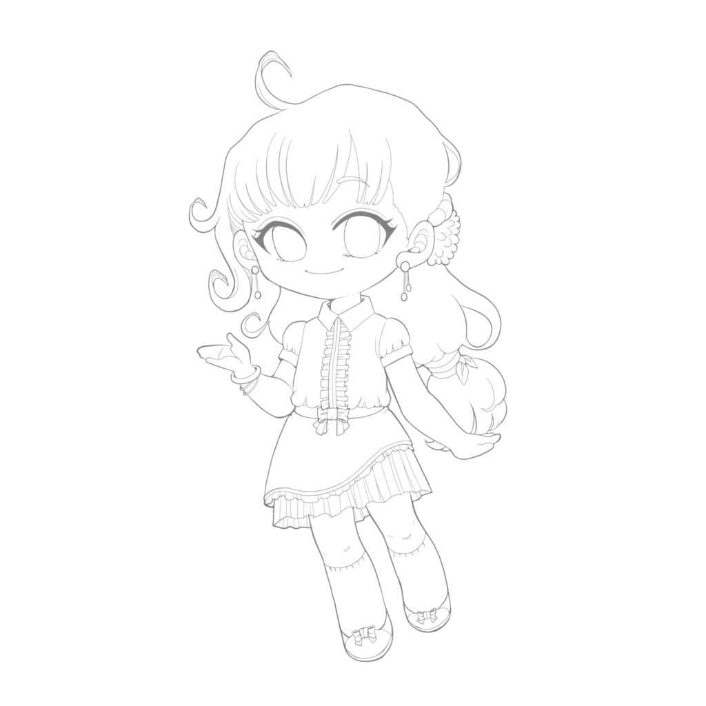 girls coloring 塗り絵⑩点セット