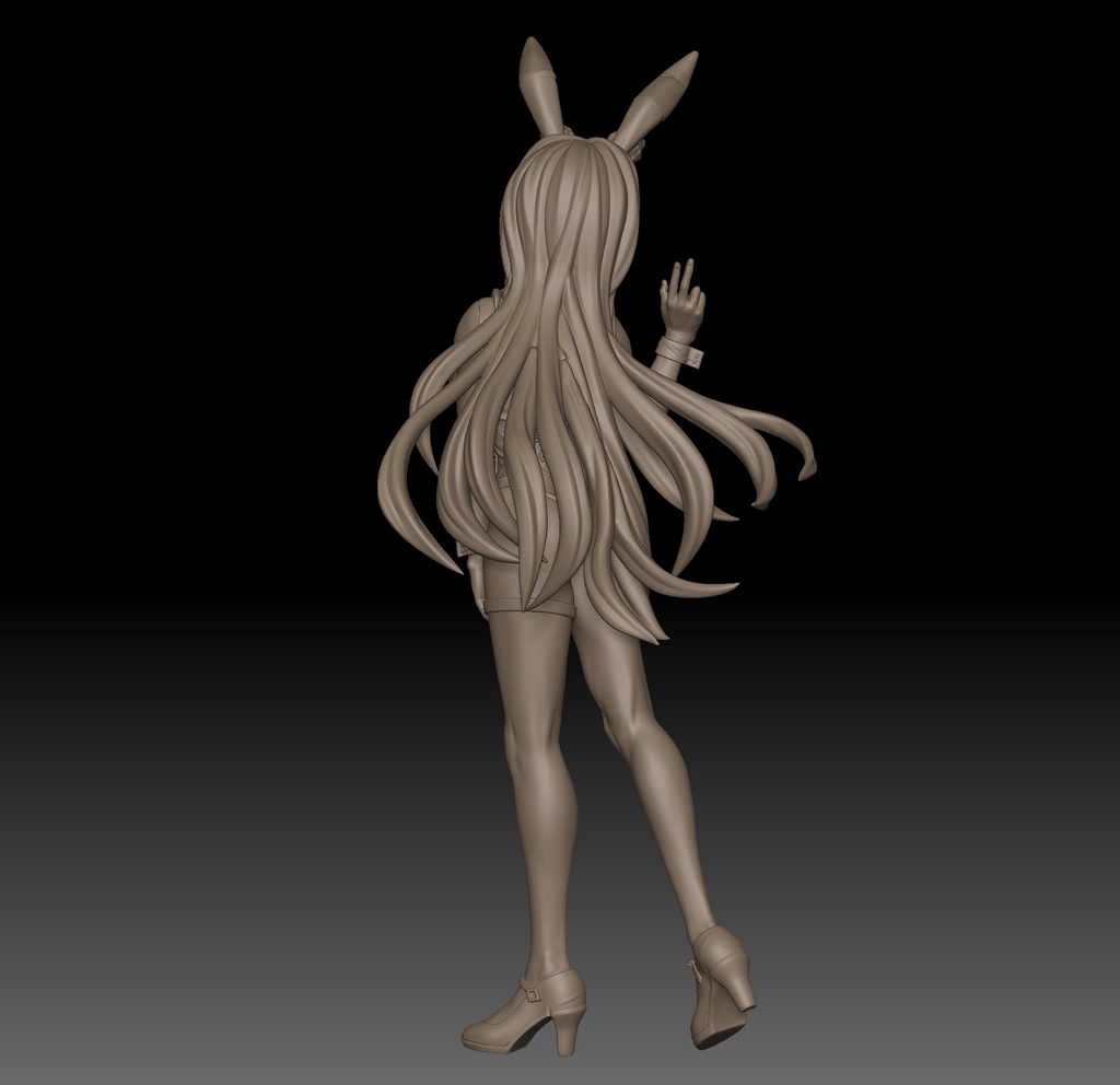 アズールレーン ノースカロライナ バニーガール STL/ZTL for 3D printing