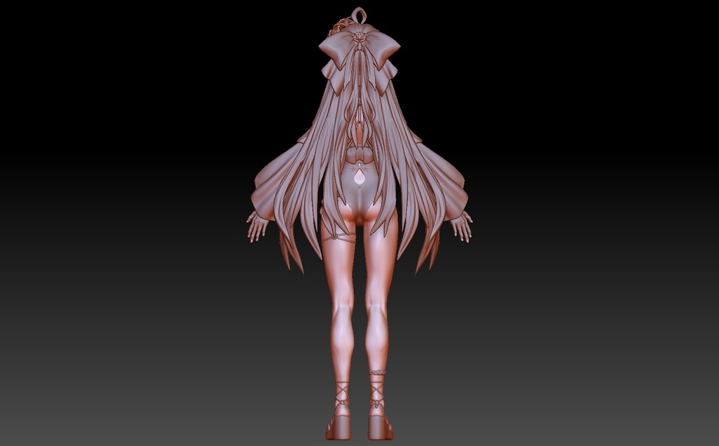 鳴潮 カルロッタ水着Aポーズ