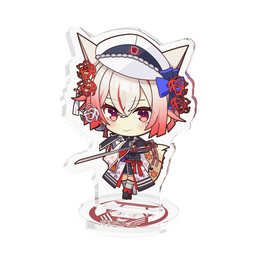 宵月ろあアクリルフィギュア[ミニキャラver] - 50×50mm