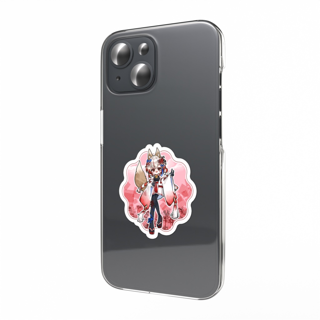 【お出かけ衣装】スマホステッカー・豪華版-宵月ろあ-