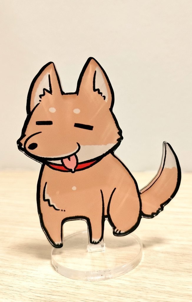 【ゆるいぬ】フチなしアクリルスタンド