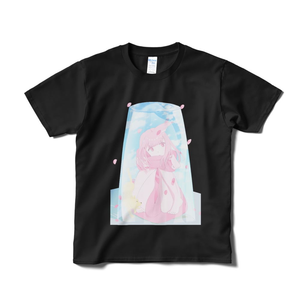 桜人狼Tシャツ（黒）