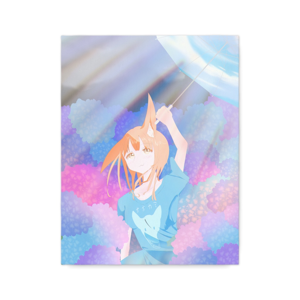 梅雨人狼ちゃん キャンバス(F6)