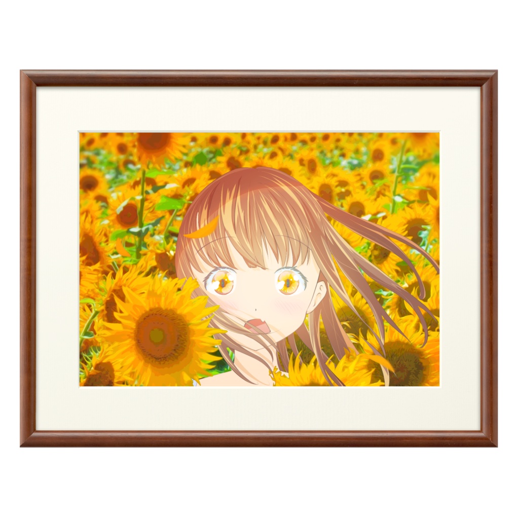 あー。複製画(プリモアート ブラウン)