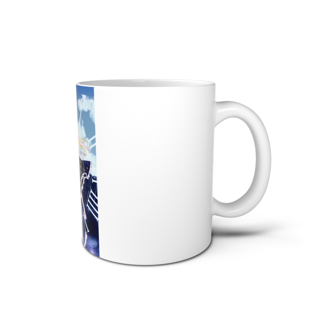 青と人狼と時間 マグカップ