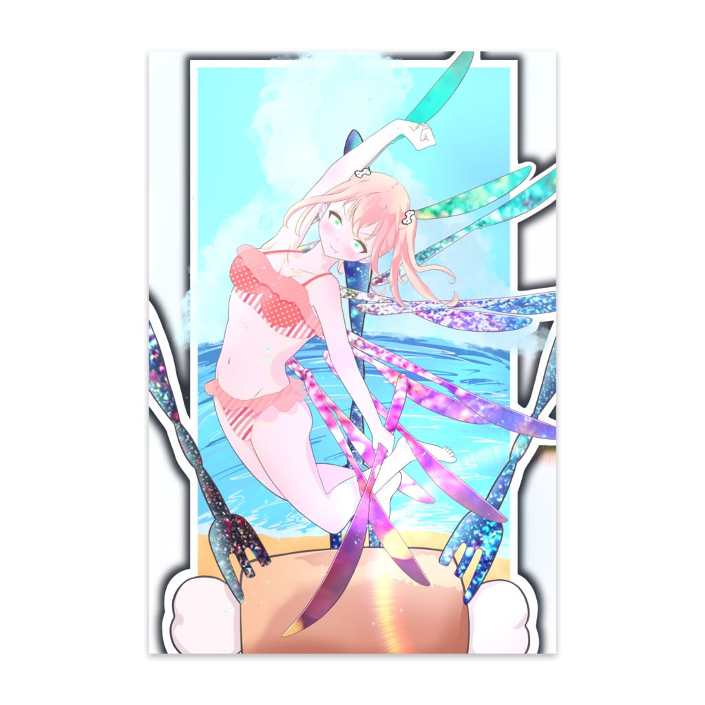 エサちゃんSummer ポストカード（１０枚入り）