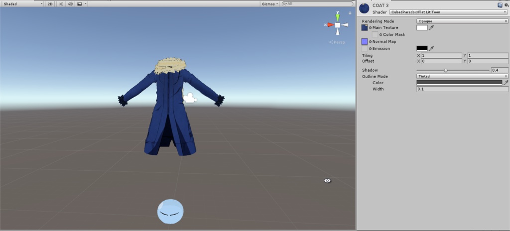 [VRChat向け] あるスライムのコート
