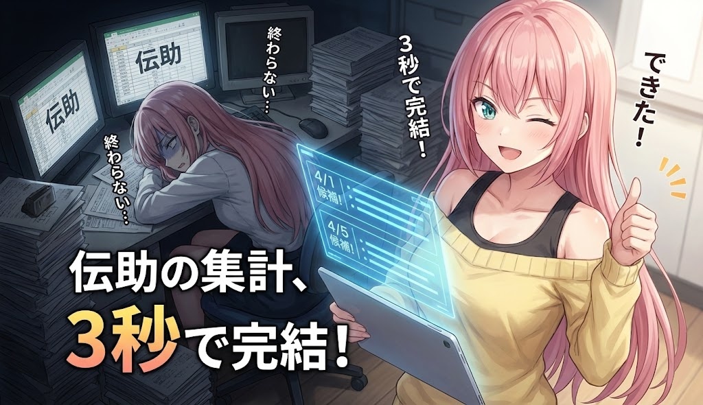 【半額セール】【TRPG/調整者主向け】日程調整の地獄から解放！伝助自動日程作成・抽出スクリプト