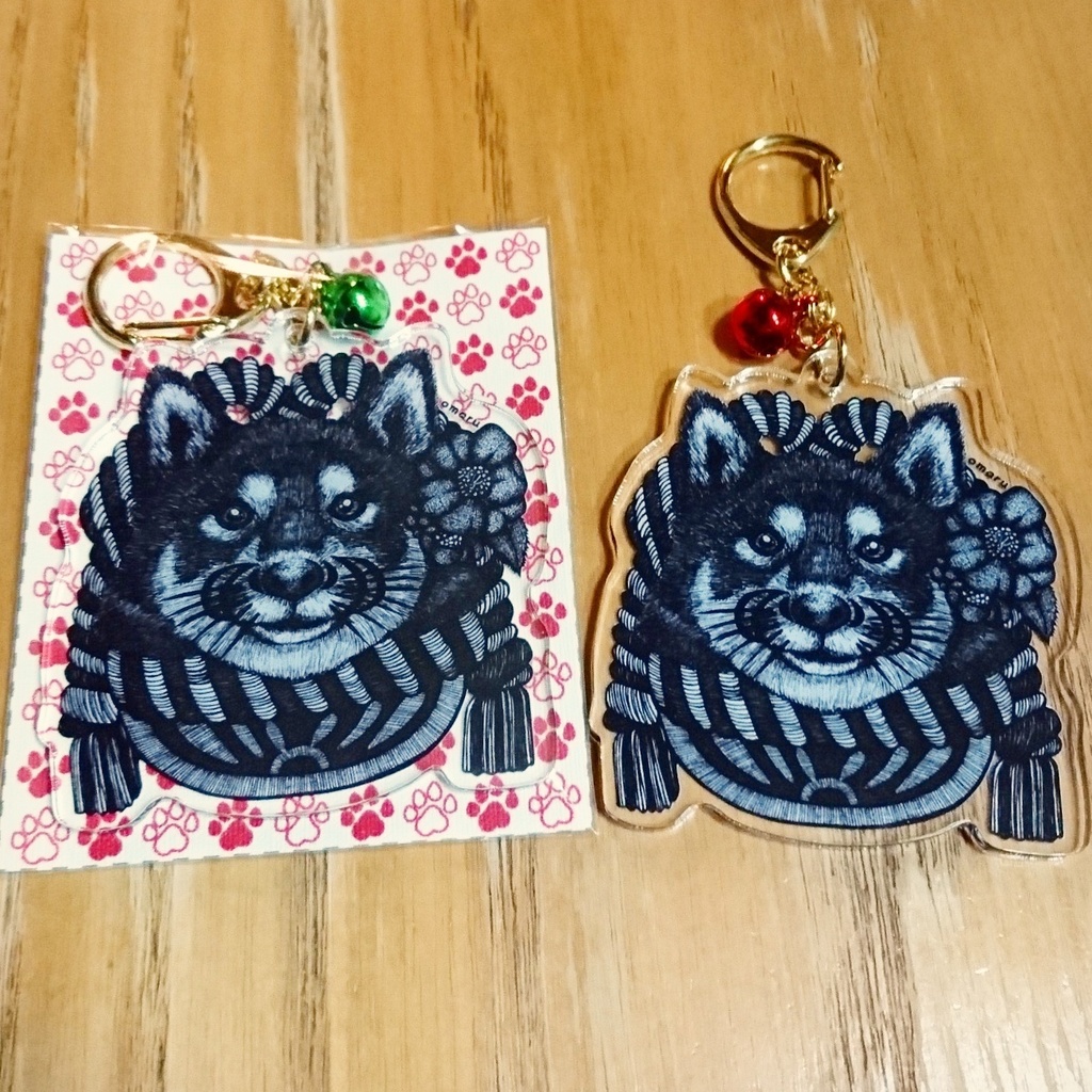 アクリルキーホルダー『柴犬』